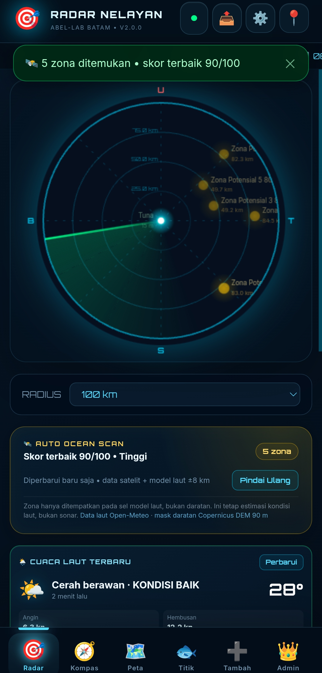 Radar Nelayan Pro 3b